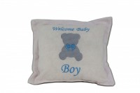 Μαξιλαράκι-Welcome baby boy