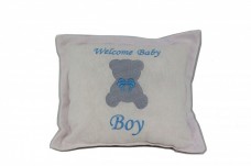 Μαξιλαράκι-Welcome baby boy
